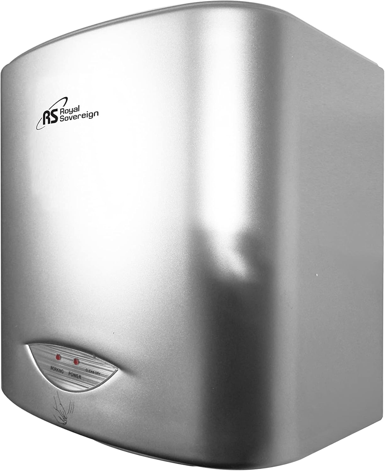 Royal Sovereign Touchless Automatic Hand Dryer, High Efficiency, Dual Plug-in Ready or Hard-Wired Installation Option, Tamper Resistant. (RTHD-421S)
