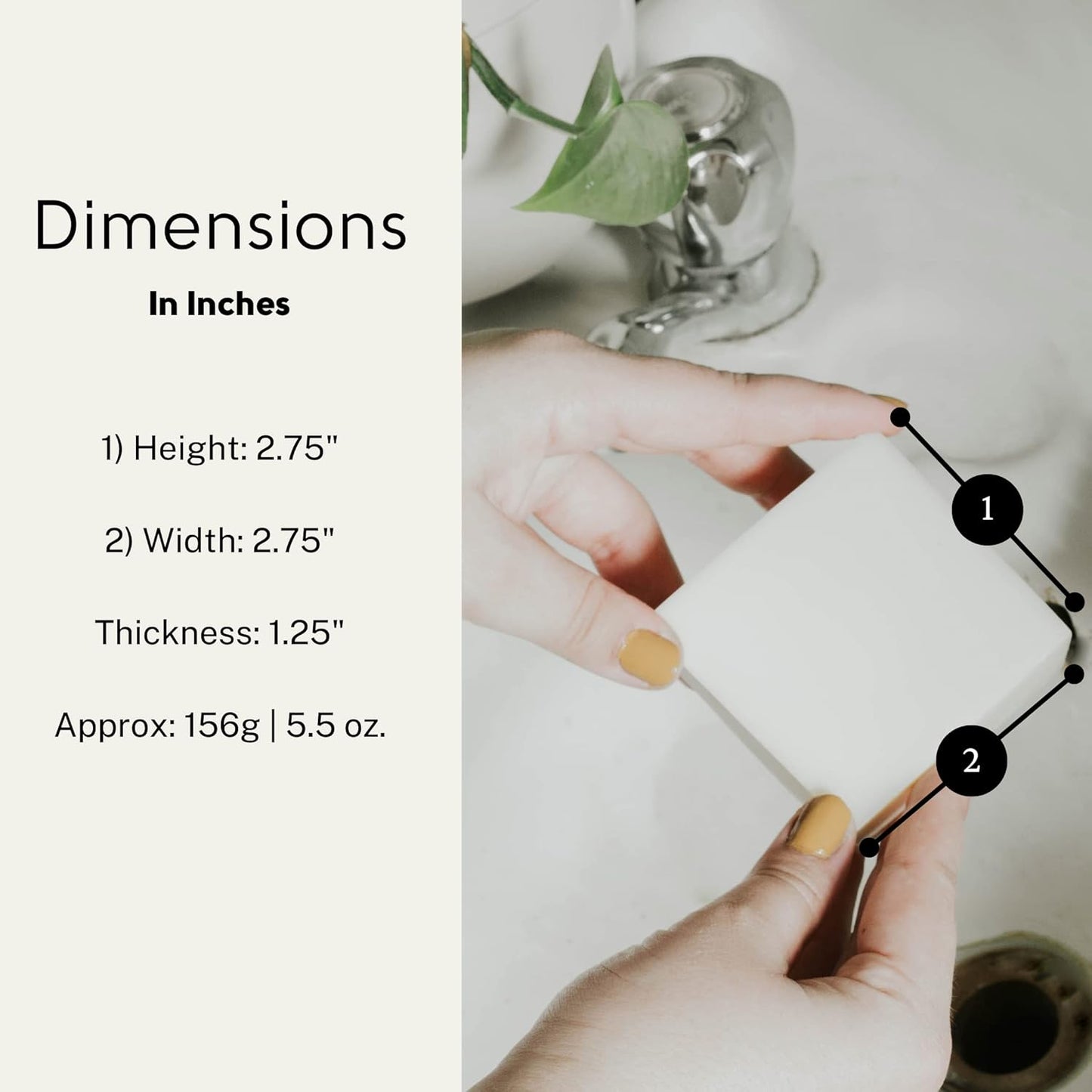 Zero Waste Dish Washing Bundle Kit | Eco-Friendly Solid Dish Soap Bar, Cedar Tray, Bamboo Pot Brush | Organic, Vegan, Non-Toxic Dish Soap | 3pc. Set