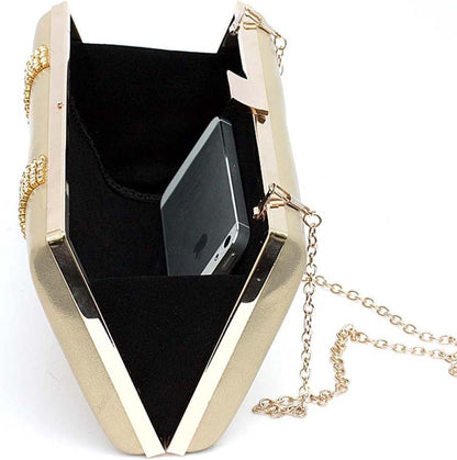 Ankoee Ladies Envelope Clutch Bag Evening Bag Bridal Wedding Bag Handbag Prom Clutches Handbag