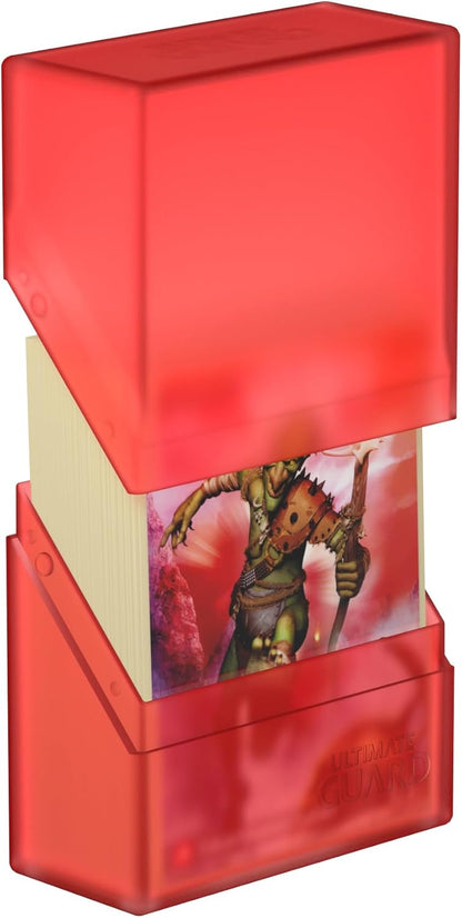 Ultimate Guard Boulder 100+ Classic, Deck Case for 100 Double-Sleeved TCG Cards, Onyx, Secure & Durable Storage for Trading Card Games, Soft-Touch Finish