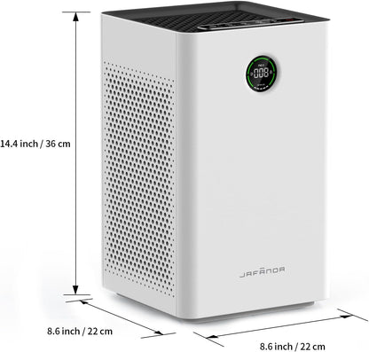 Jafända Air Purifiers for Home Large Room,Smart WiFi and Alexa Control, H13 True HEPA Filter Air Cleaner with Activated Carbon,22db, 1190 sq.ft, Remove Dust Pollen Smoke Odors