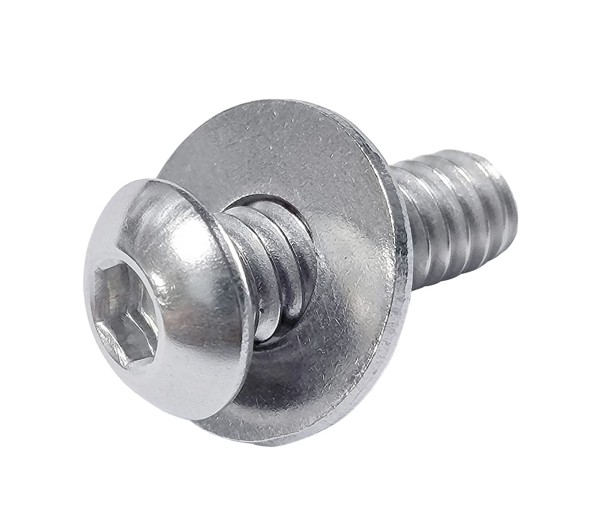 1/4" Stainless Flat Washer, 5/8" Outside Diameter, 18-8(304) Stainless Steel Washers Flat (100 Pcs)