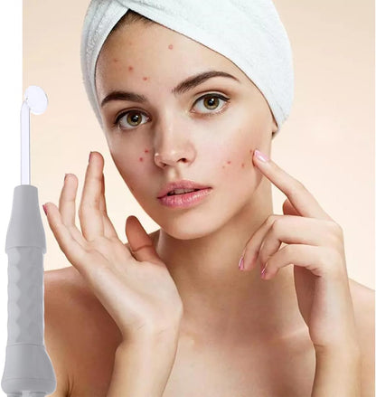 Lilishy Handheld Facial Skin Machine Set with Wand and Tubes for high frequency using in travel,White,JL12161