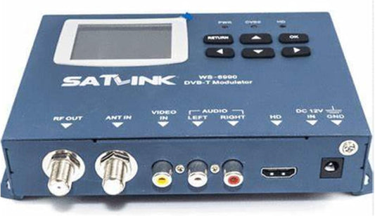 WS-6990 1080p Terrestrial 1 Route DVB-T DVB-C ISDBT ISDB-T Modulator H.264 WS6990 Digital Finder Meter Vs ST-6503 - PuriLite