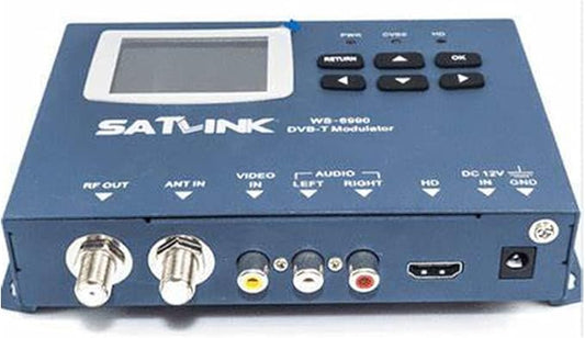 WS-6990 1080p Terrestrial 1 Route DVB-T DVB-C ISDBT ISDB-T Modulator H.264 WS6990 Digital Finder Meter Vs ST-6503