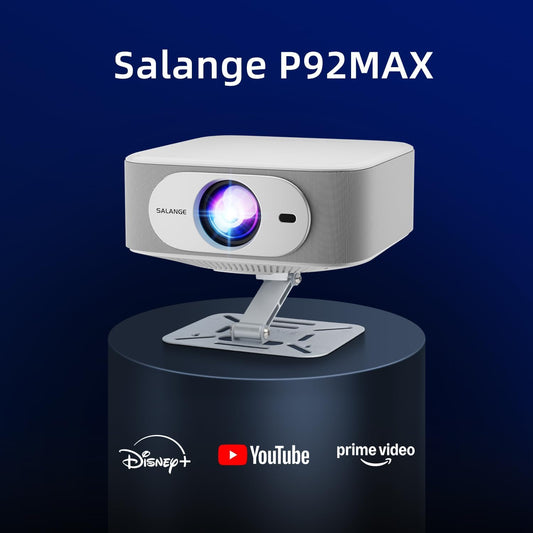 Mini Projector 4K | Smart Projectors | Electric Focus & Auto Keystone, Two-Way Bluetooth & WiFi 6, Portable Projecteur with Adjustable Stand for Outdoor Movie, 500 ANSI Lumens (2025 Android 13 NTV) - PuriLite