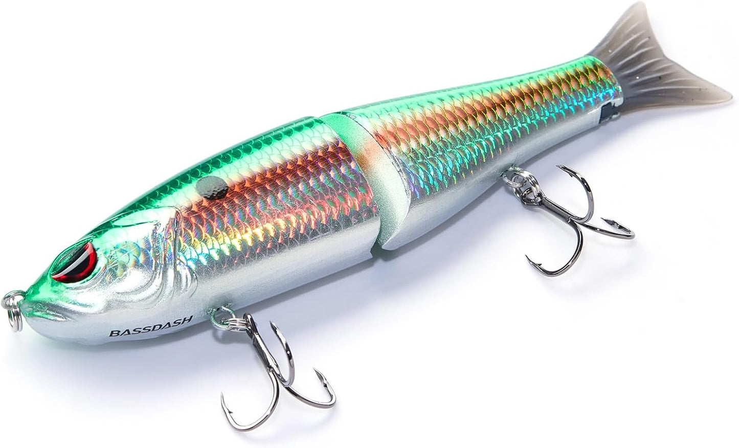 Bassdash SwimShad Glide Baits Jointed Swimbait Bass Pike Salmon Trout Muskie Fishing Lure