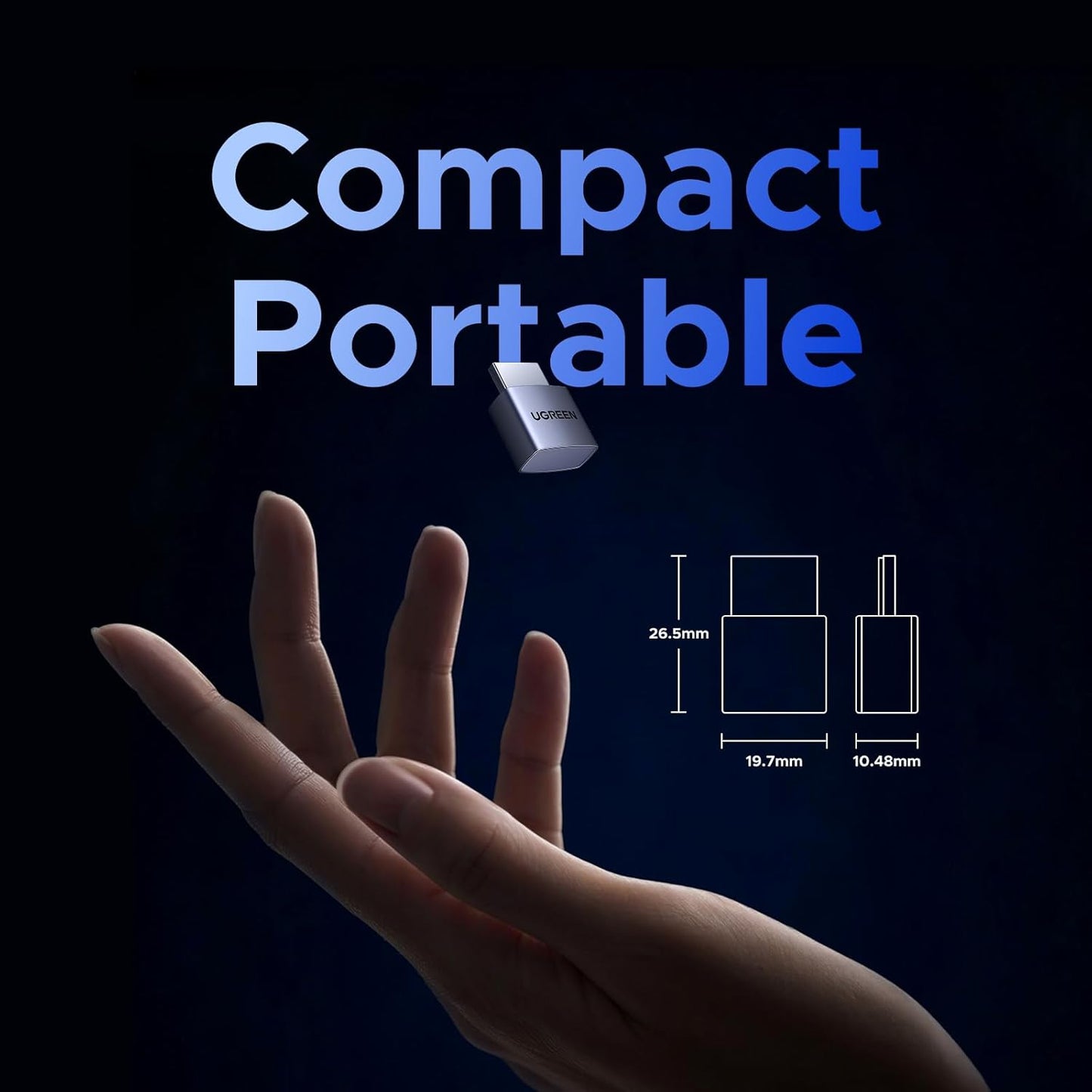 UGREEN 4Pack HDMI Dummy Plug 4K@60Hz 2K@60Hz 1080P@120Hz, EDID Emulator, Virtual Monitor Emulator, HDMI Headless Adapter for Remote PC/Laptop