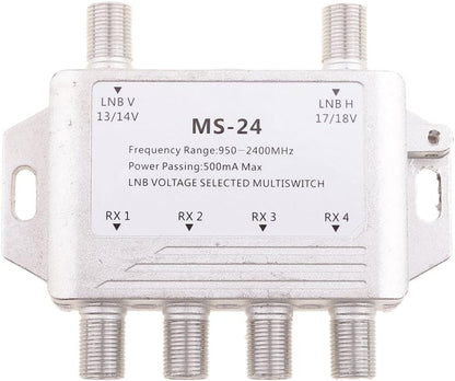 2x4 FTA TV LNB Switch 2 LNB 4 Receiver