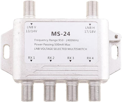 2x4 FTA TV LNB Switch 2 LNB 4 Receiver