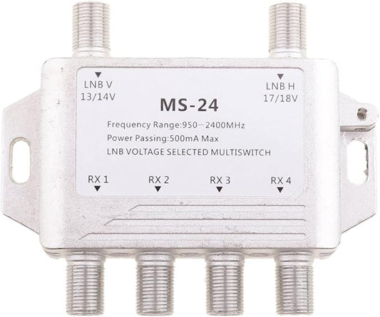 2x4 FTA TV LNB Switch 2 LNB 4 Receiver