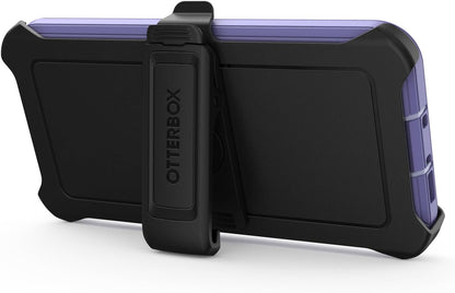 OtterBox Galaxy S23 FE Defender Series Case - Black, Rugged & Durable, with Port Protection, Includes Holster Clip Kickstand