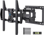 Pipishell Full Motion TV Wall Mount for Most 37-75 inch TVs up to 100 lbs, Wall Mount Bracket with Dual Articulating Arms, Swivel, Tilt, Max VESA 600x400mm, TV Mount Fits 12”/16” Wood Studs, PILF6 - PuriLite