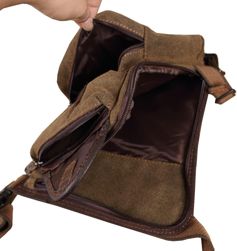 Motorcycle Drop Leg Bag Nylon Waist Pack for Men Women Travel Hiking Tactical Cycling Bike Ride Riding Crossbody Shoulder Fanny Pouch