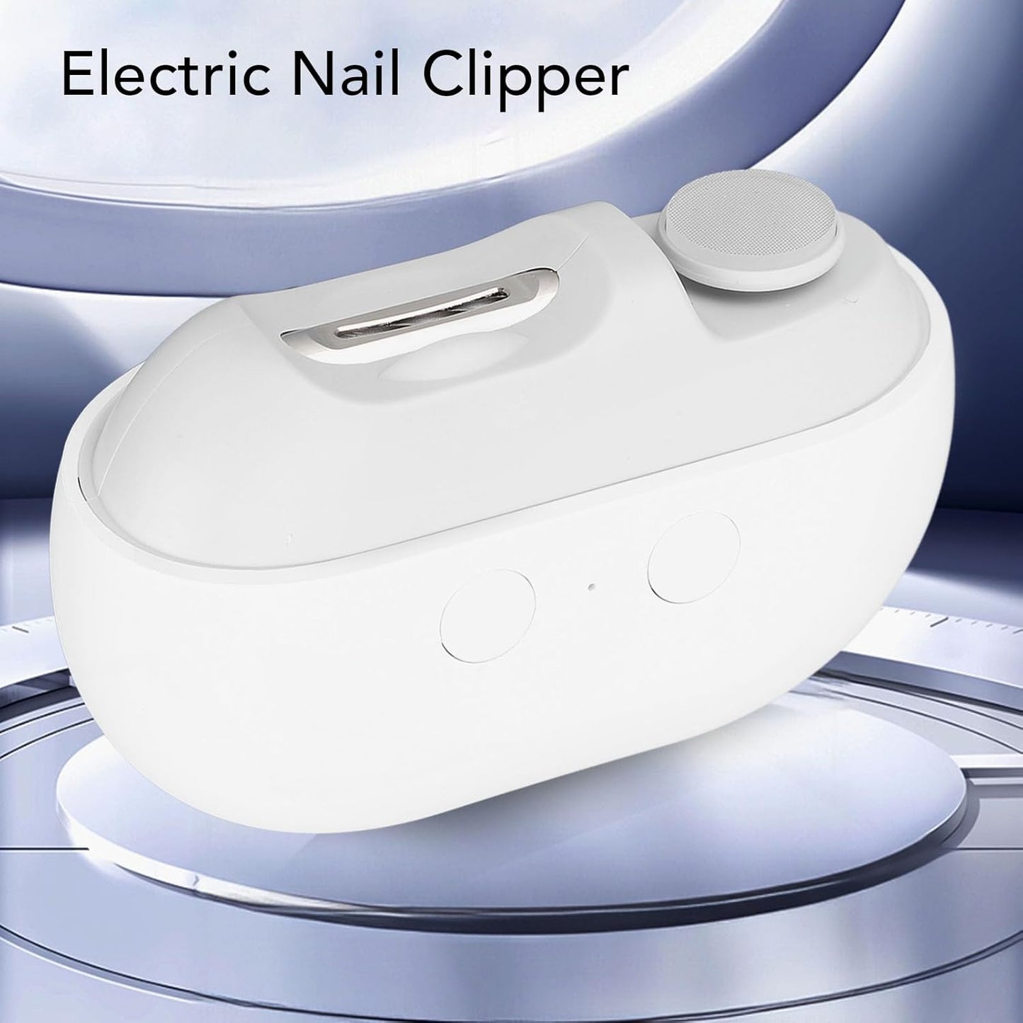 3 in 1 Electric Polishing Automatic Nail Clippers, Electric Nail Clippers for Fingers and Toes Adults, Rechargeable Electric Nail File Kit for Thick Toenails, 2 Speed (Black)