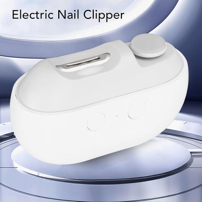 3 in 1 Electric Polishing Automatic Nail Clippers, Electric Nail Clippers for Fingers and Toes Adults, Rechargeable Electric Nail File Kit for Thick Toenails, 2 Speed (Black)