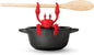 Red Crab Silicone Utensil Rest – Heat-Resistant Spoon, Ladle & Chopstick Holder – Non-Slip Kitchen Gadget for Cooking, Baking, and Grilling – Dishwasher Safe - PuriLite
