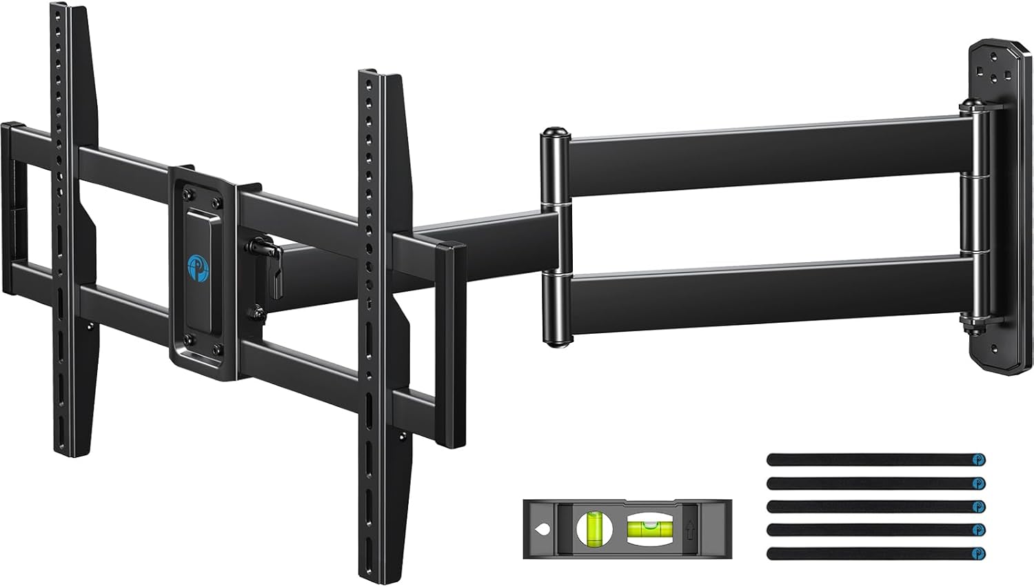 Pipishell Full-Motion Long-Arm TV Wall Mount for 32-75 Inch TVs up to 100 lbs, Wall Mount TV Bracket with 32.37” Extension, Swivel & Tilt, Space-Saving Corner TV Mount, Max VESA 600x400mm, PILF18 - PuriLite
