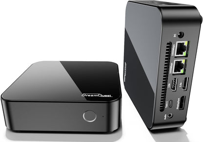 DreamQuest Mini PC Preinstalled Windows 11 Pro,Intel Alder Lake 2025 New N150 (up to 3.6GHz) 16GB DDR4+1TB M.2 SSD,Mini Desktop Computer 4K HD HDMI/WiFi5/BT5.0/USB3.2/Gigabit Port for Home Office