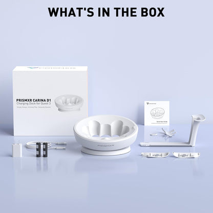 PRISMXR Charging Dock Compatible with Meta Quest 3 (with Charger)