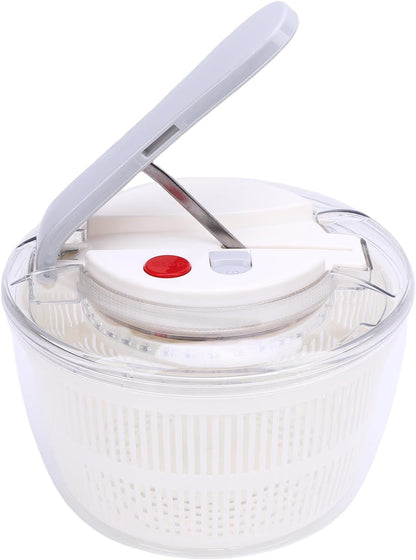 SENECESLI Salad Spinner, Easy Press Vegetable Dryer PP for Lettuce (Black)