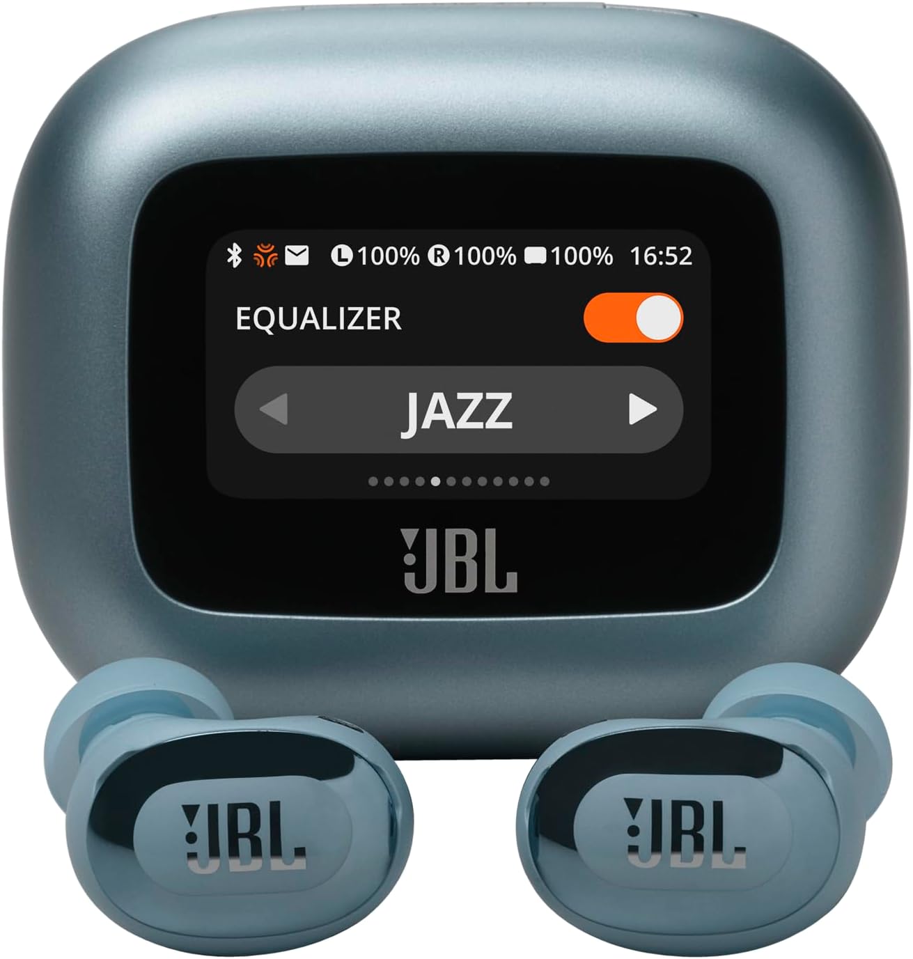 JBL Live Beam 3 - True Wireless Noise-Cancelling Closed-Stick Earbuds, 48Hrs Total Playback, Wireless Charging, 6 Mics for Perfect Calls, Multi-Point Connection, IP55 Waterproof and dustproof