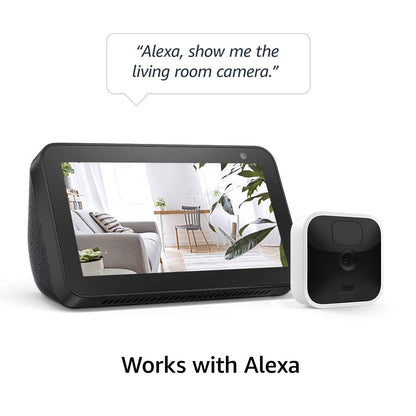 Blink Indoor (3rd Gen) – wireless, HD security camera with two-year battery life, motion detection, and two-way audio – 5 camera system