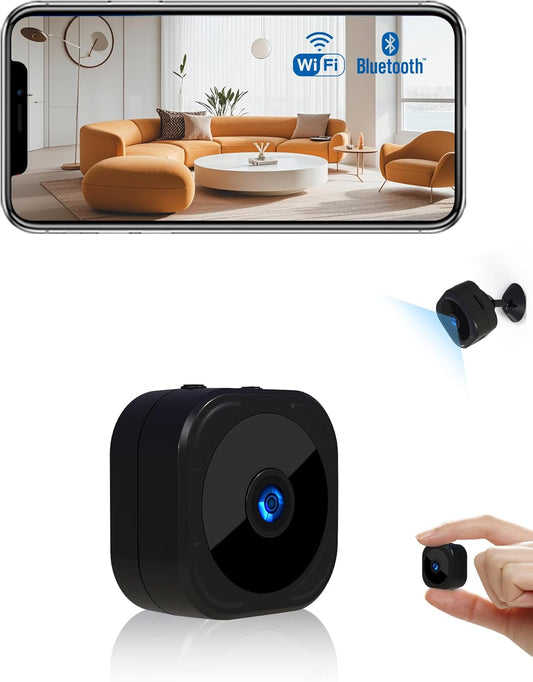 AOBOCAM Mini Security Camera 1080P HD Wireless WiFi Indoor Camera with Motion Detection Night Vision APP Control Pet Camera Nanny Cam for Home Surveillance