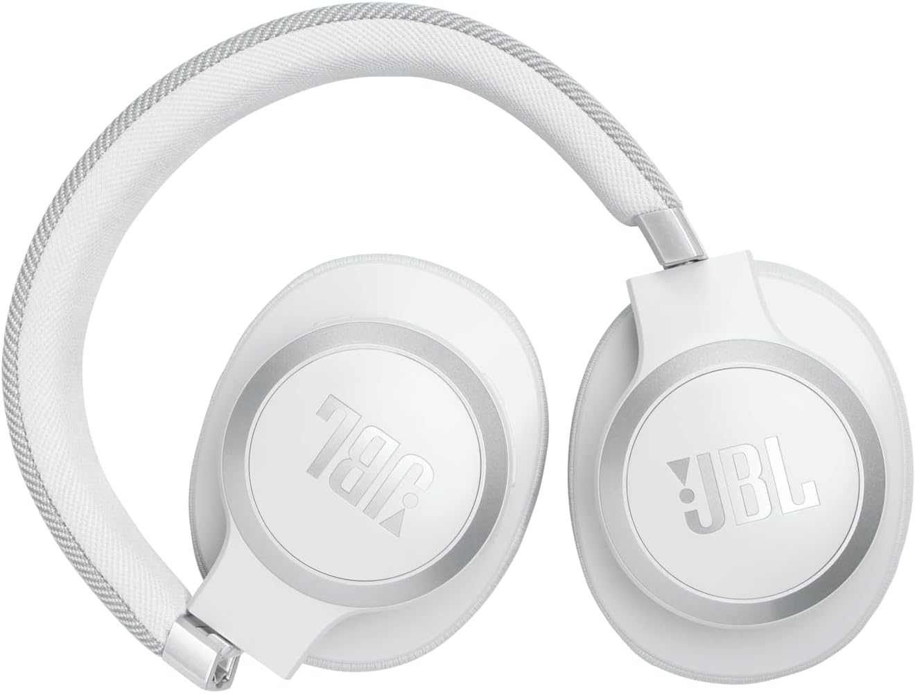 JBL Live 770NC - Wireless Over-Ear Headphones with True Adaptive Noise Cancelling with Smart Ambient, Up to 65 Hours of Battery Life, Comfort-fit Fabric Headband & Carrying Pouch (Black)