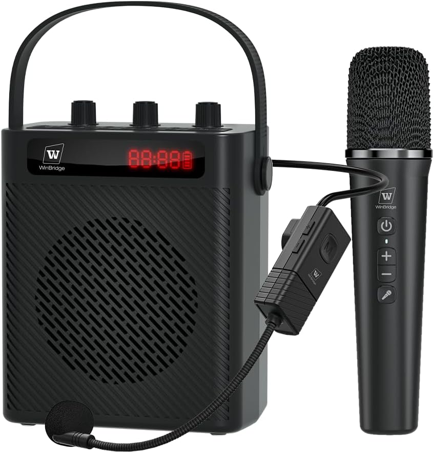 Voice Amplifier with Wireless Handheld Microphone 40W