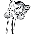 GRICH Shower Heads with Hand Held Spray: 9 Modes High Pressure Shower Head & Rain Shower Head, 2 in 1 Anti-Leak Shower Head with Hose, Height/Angle Adjustable, cUPC Certification Approved