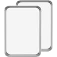 Wildone Baking Sheet with Silicone Mat Set, Set of 4 (2 Sheets + 2 Mats), Wildone Stainless Steel Cookie Sheet Baking Pan with Silicone Mat, Size 18 x 13 x 1 Inch, Non Toxic & Heavy Duty & Easy Clean