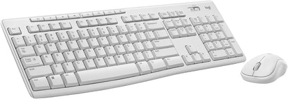 Logitech MK270 Wireless Keyboard and Mouse Combo for Windows, 2.4 GHz Wireless, Compact Mouse, 8 Multimedia and Shortcut Keys, 2-Year Battery Life, for PC, Laptop - Rose