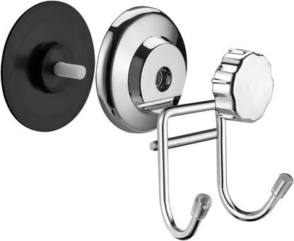 SANNO Vacumn Suction cups Shower Caddy Soap Dish Double Bath Hook-Bath Organizer Kitchen Storage Basket for Shampoo, Conditioner, Soap- Anti Rust stainless steel (set of 3)