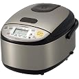Zojirushi NS-TSC18 Micom Rice Cooker and Warmer, 10 cups, Uncooked, Stainless Brown