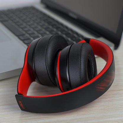 SoloWIT® Ear Pads Cushions Replacement, Earpads for Beats Solo 2 & Solo 3 Wireless On-Ear Headphones with Soft Protein Leather, Stronger Adhesive, Noise Isolation Memory Foam - Black