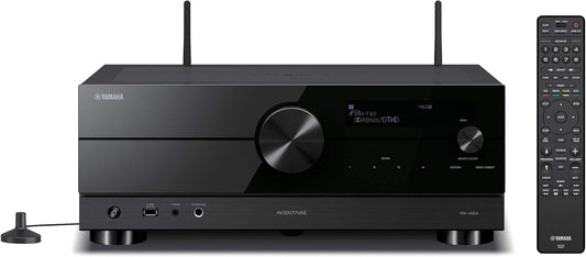 Yamaha RX-A2A AVENTAGE Home Theatre Receiver, 7.2 Channel, 4K/120Hz and Dolby Atmos Capable, Built-in USB Port with WiFi, MusicCast and Amazon Alexa Capable