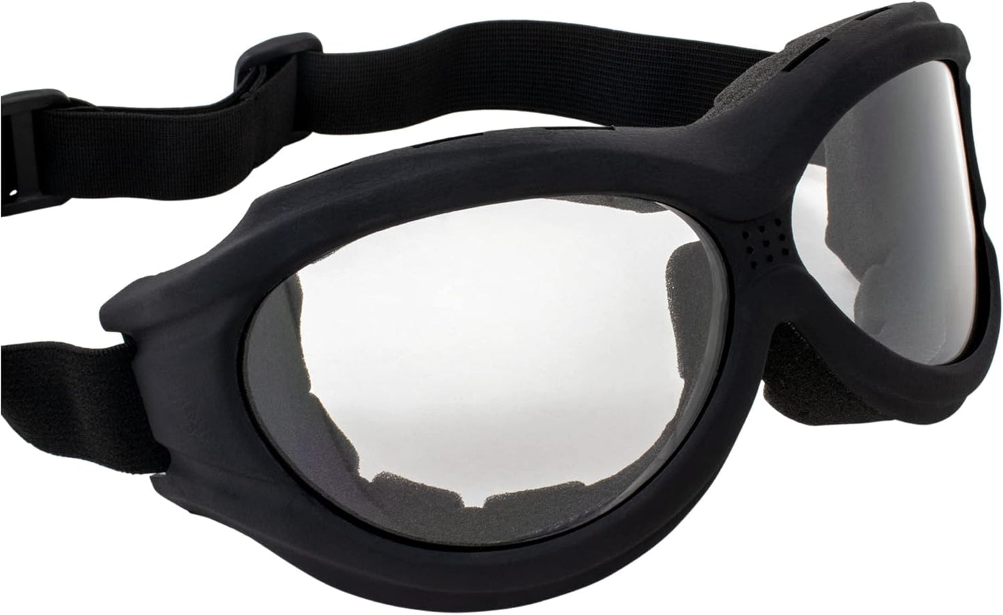 Birdz Eyewear - The Buzzard - Padded Motorcycle Riding Goggle Fits Over Glasses