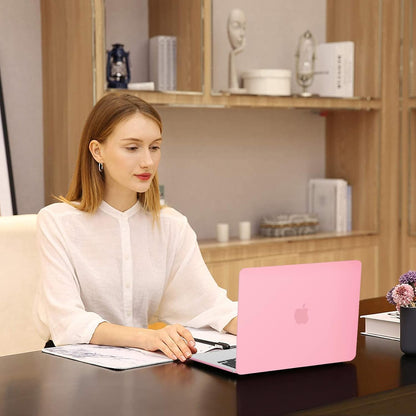 MOSISO Compatible with MacBook Air 13 inch Case 2025 2024 2023 2022 M4 A3240 M3 A3113 M2 A2681, Plastic Hard Shell&Keyboard Cover&Screen Film&Pouch for MacBook Air 13.6 inch Case, Crystal Clear