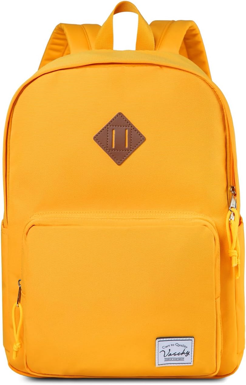 VASCHY Lightweight School Backpack for Women with Sleeve for 14" Laptop