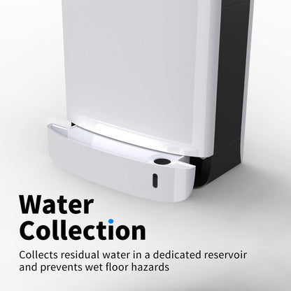 AIKE HEPA Filtered Vertical Hand Dryer Slim, 110-130V Silver 2023 New Version Model AK2065