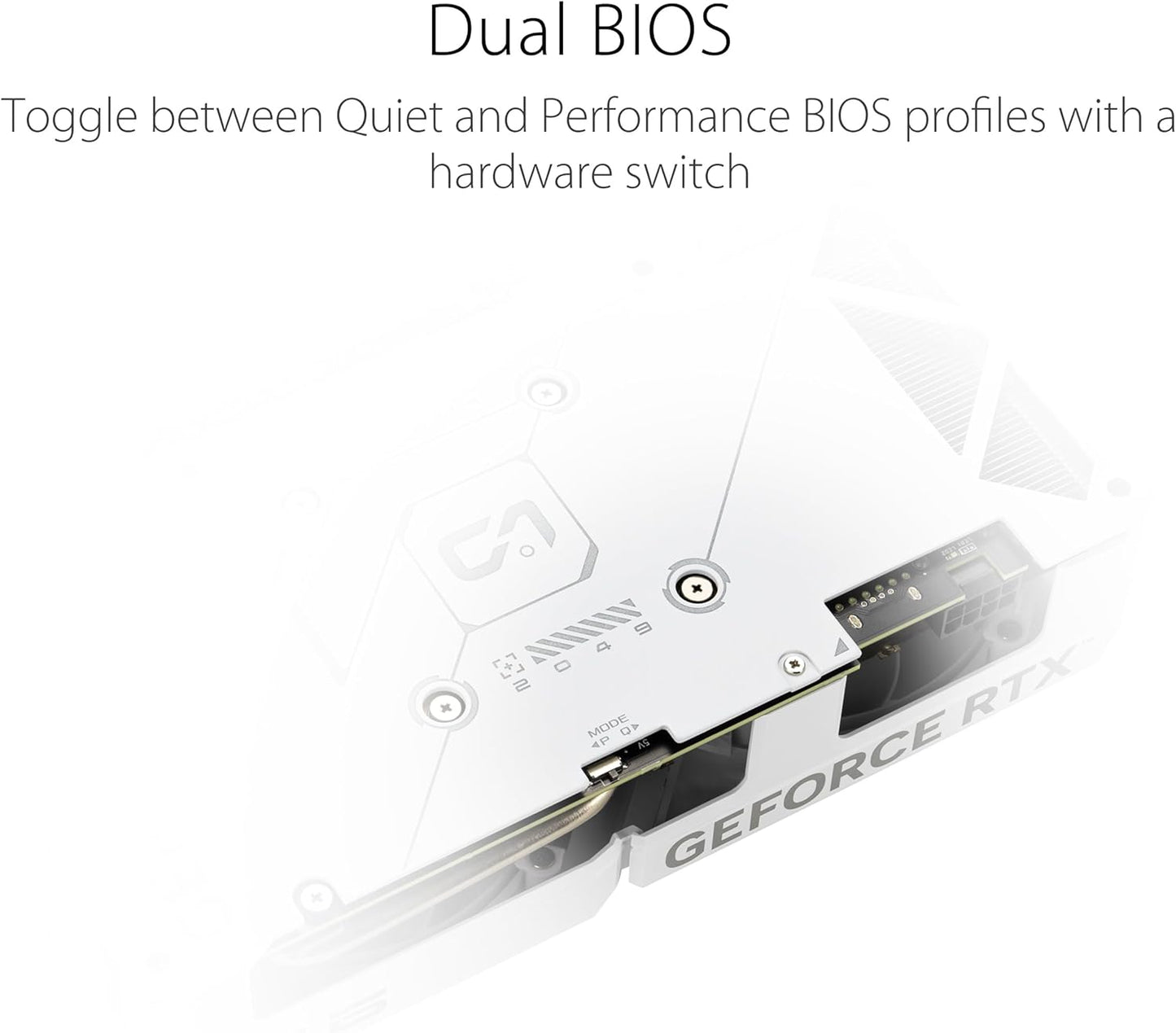 ASUS Dual GeForce RTX 4060 EVO White OC Edition 8GB GDDR6 (PCIe 4.0, 8GB GDDR6, DLSS 3, HDMI 2.1a, DisplayPort 1.4a, Axial-tech Fan Design, 0dB Technology, Dual BIOS, Auto-Extreme Tech)