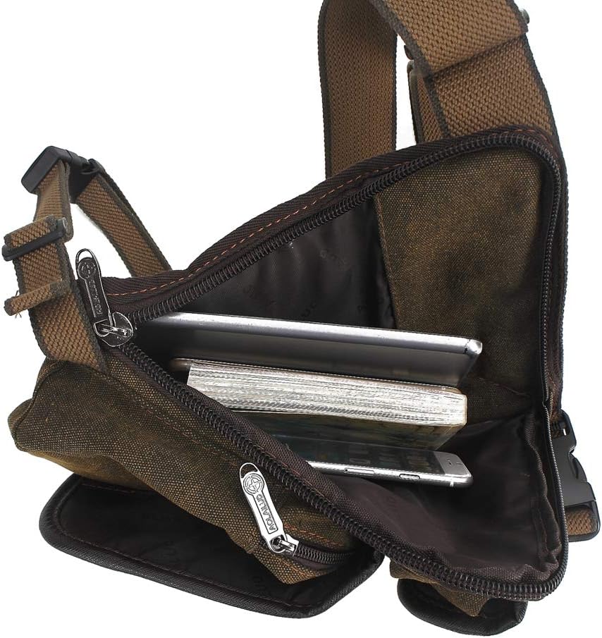 Motorcycle Drop Leg Bag Nylon Waist Pack for Men Women Travel Hiking Tactical Cycling Bike Ride Riding Crossbody Shoulder Fanny Pouch