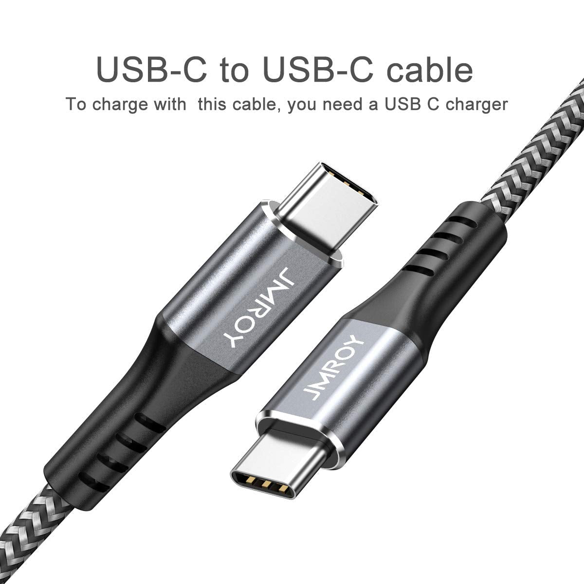 USB C to USB C Charger Cable 240W [2Pack 6FT] Type C Cable Fast Charge for MacBook, iPhone 15/Pro/Plus/Max, MacBook Pro/Air, Samsung Galaxy S23, Google Pixel