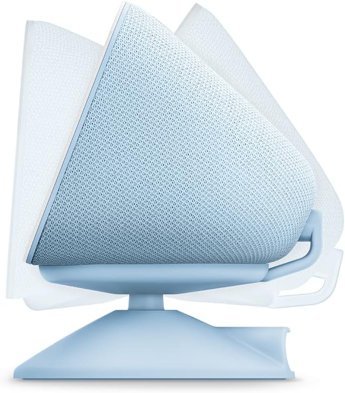 Echo Show 5 (3rd Gen) Adjustable Stand with USB-C Charging Port | Glacier