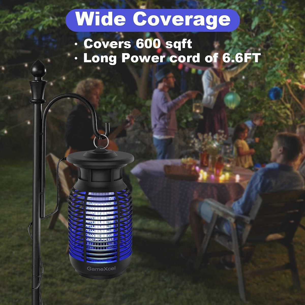 2 Pack Bug Zapper Electric Fly Swatter Zapper - Indoor Outdoor Zapping Racket for Pest Control - Safe to Touch with 3-Layer Safety Mesh