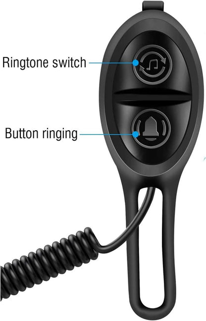 Electric Bike Horn Electronic Bicycle Bell,Latest 4 Soft Sound Modes with Rechargeable Battery,Volume Adjustment 50-120 DB,Waterproof Horn for Women Men Kids' Tricycles Scooter BMX MTB