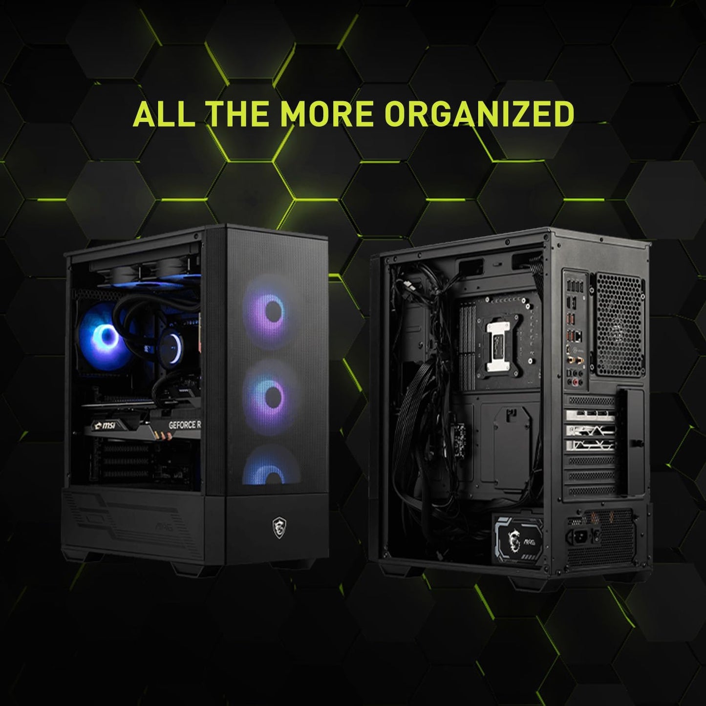 MSI MAG A750GL PCIE 5 Gaming Power Supply - Full Modular - 80 Plus Gold Certified 750W - Compact Size - ATX PSU - PuriLite