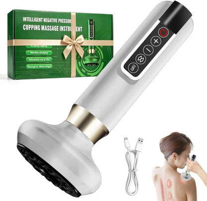 Cellulite Massager Body Sculpting Handheld Cellulite Massager-Cupping Kit with 12 Suction Modes for Arms, Legs, Back Used at Home (Black)