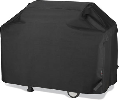 UNICOOK BBQ Cover 55 Inch, Heavy Duty Waterproof Housse BBQ, Special Fade and UV Resistant Outdoor Barbecue Grill Cover, Barbecue Accessories Compatible for Weber Char-Broil Brinkmann and More